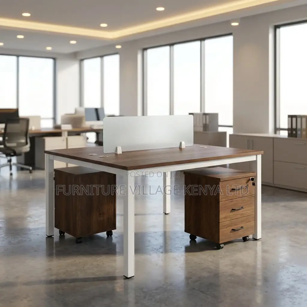 Modern 2-Seater Workstation.