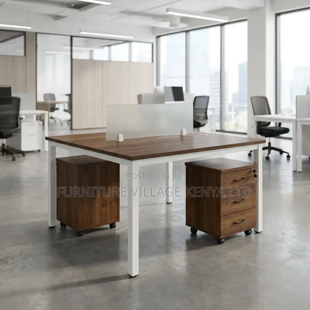 Modern 2-Seater Workstation.