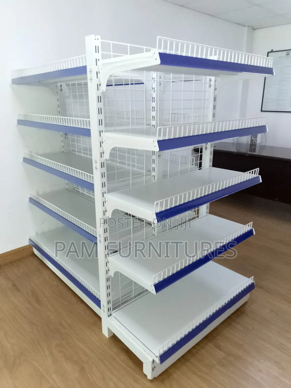 Shops Double Shelves