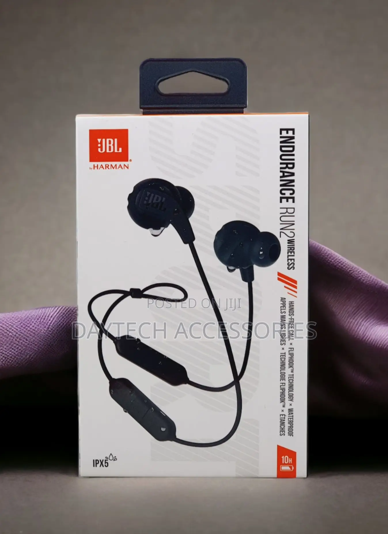JBL Endurance Run 2 Wireless Bluetooth in-Ear Earphone With Mic White