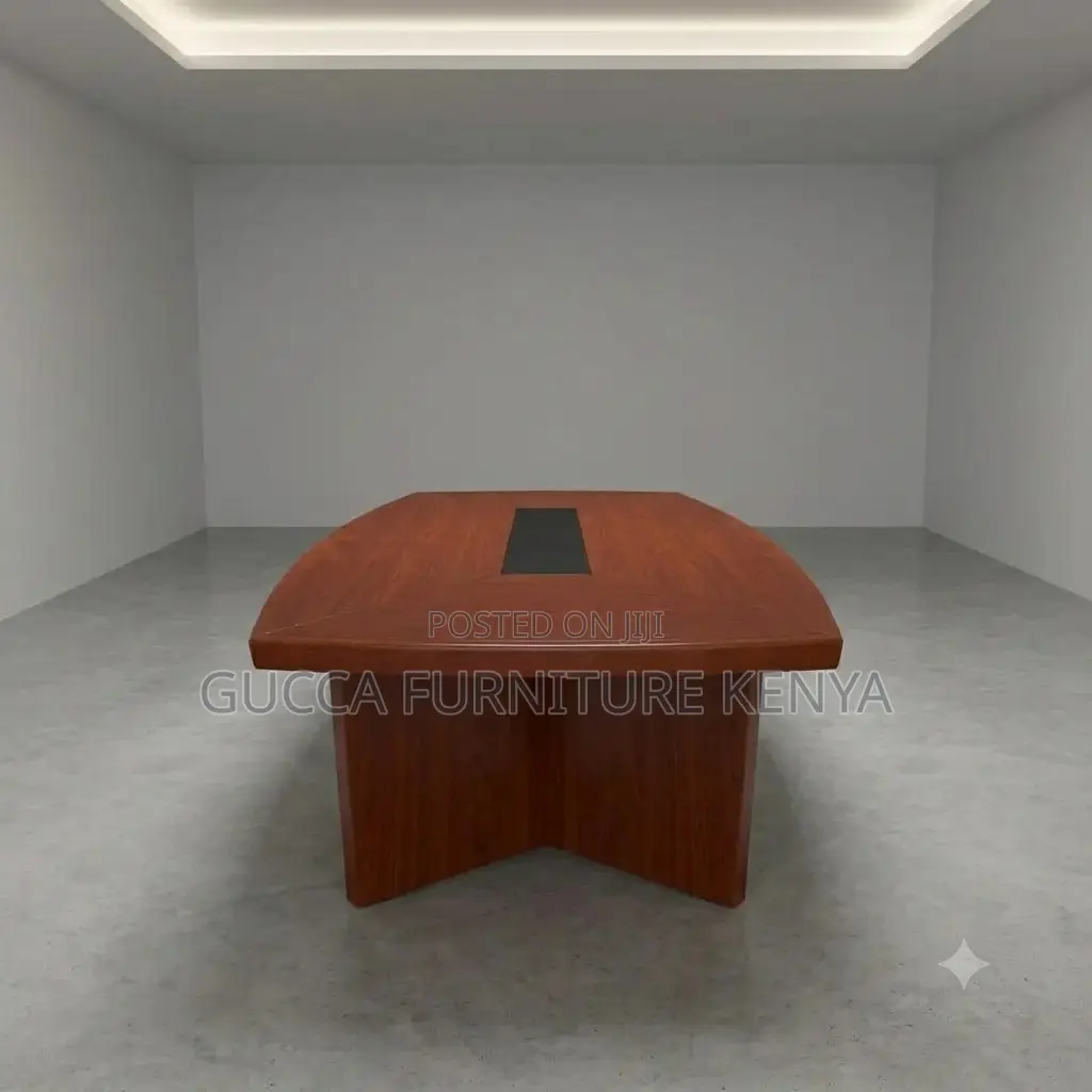 12 Person Mahogany Conference Table.