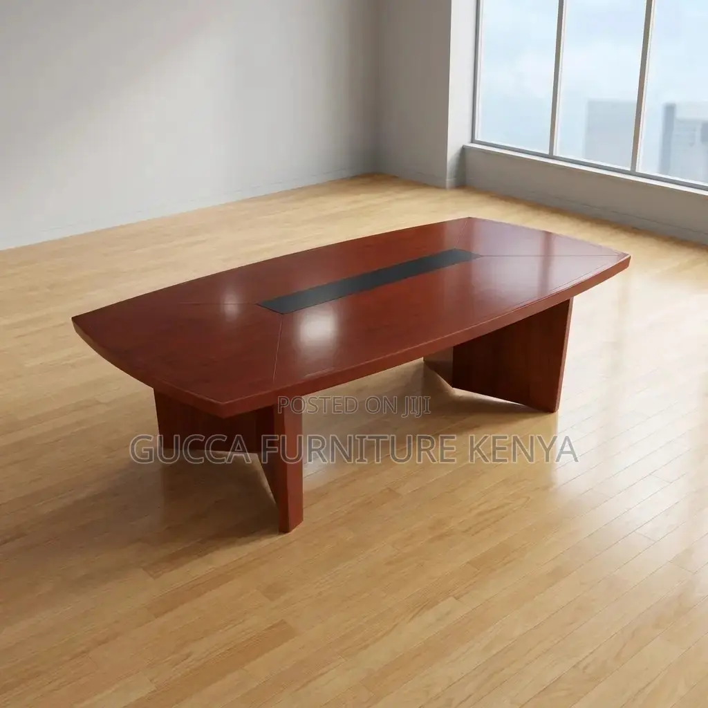 12 Person Mahogany Conference Table.