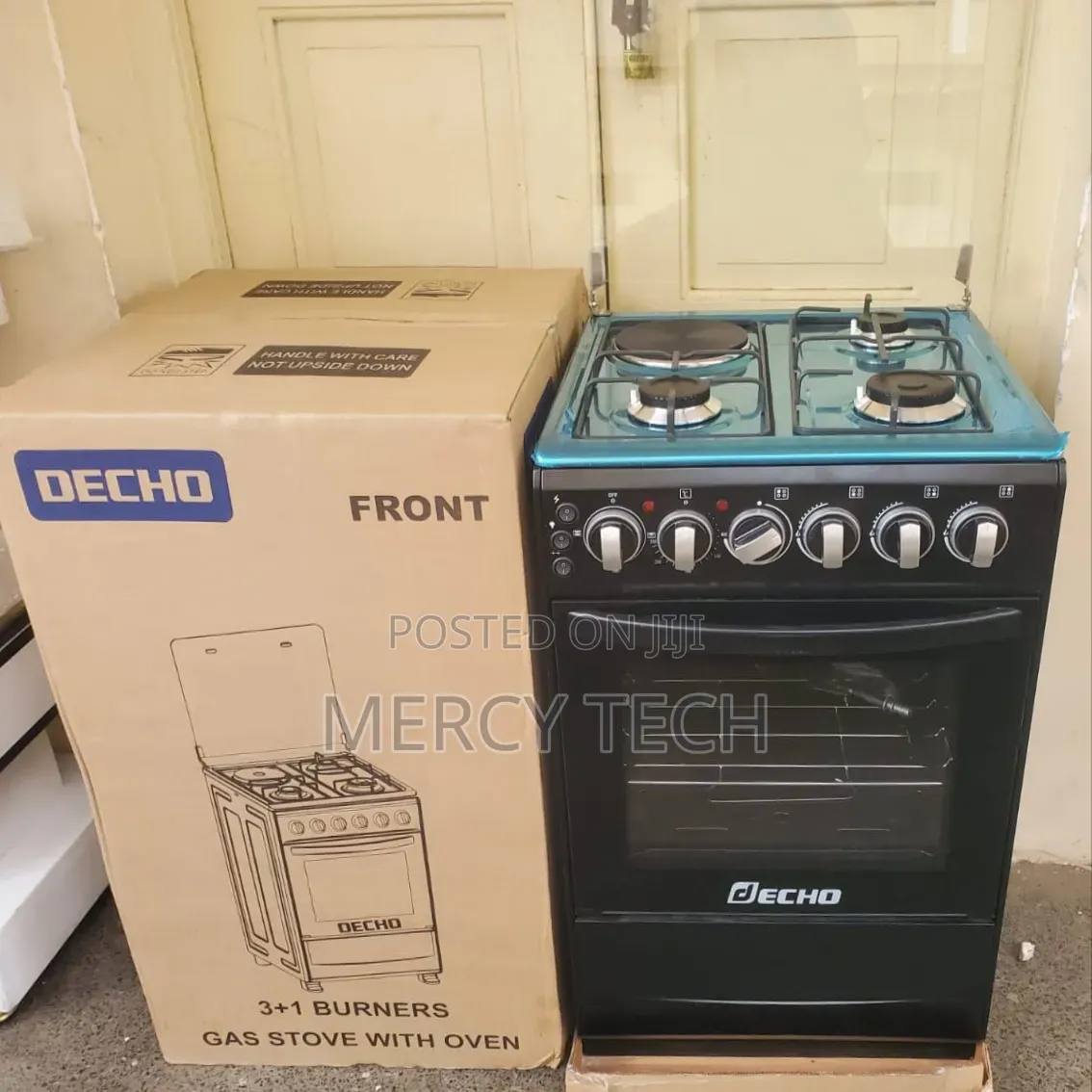 Decho 50x55cm 3+1 Standing Cooker