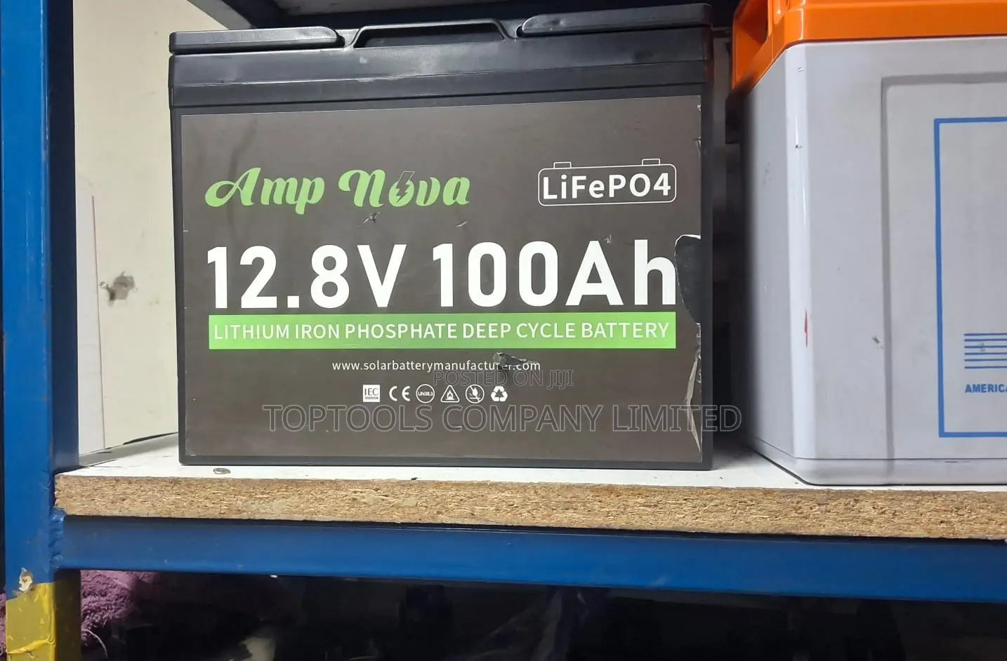 Amp Nova 100ah Lithium Phosphate Battery 12.8v