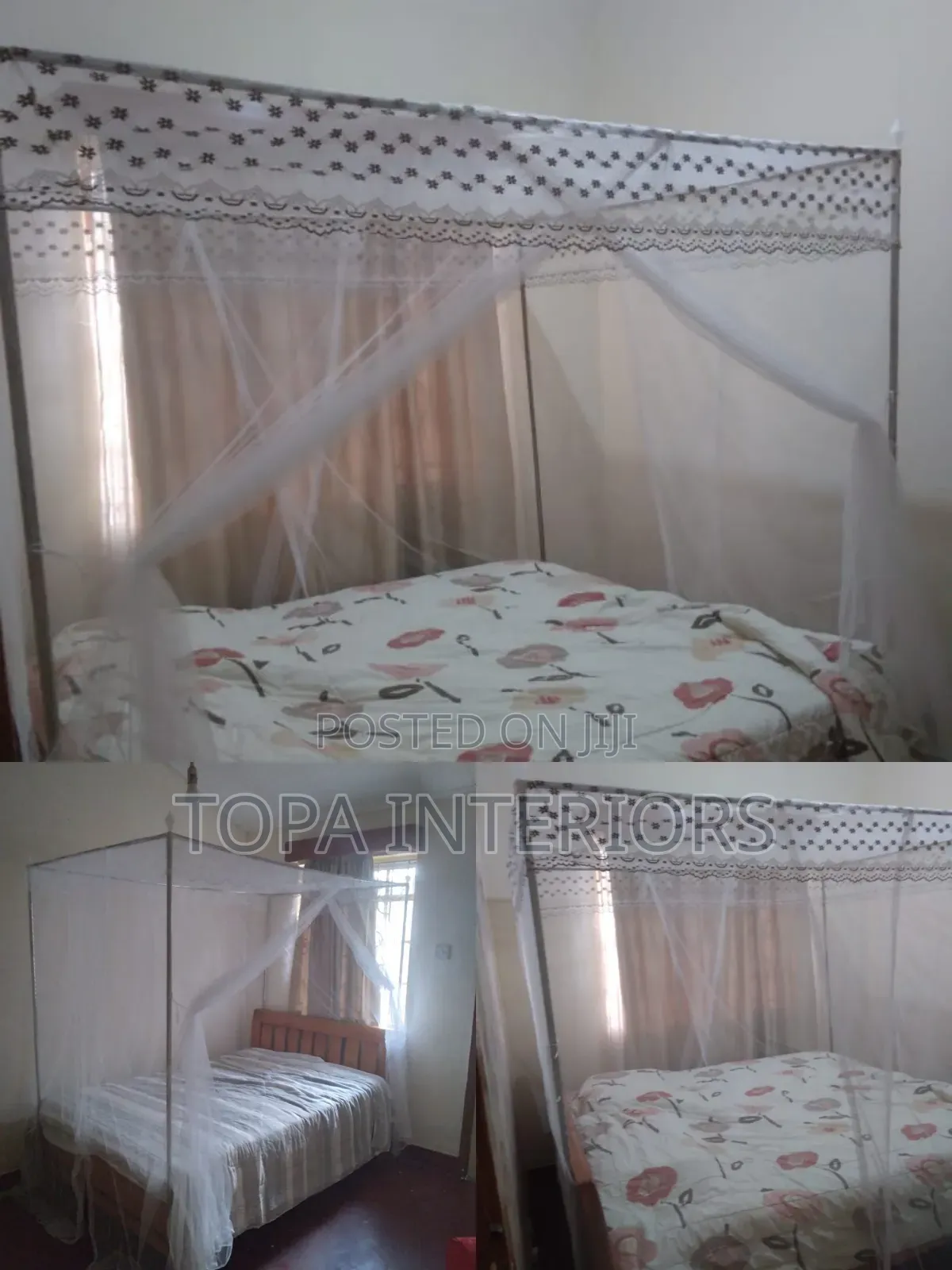Lightweight Foldable 4 Stand Mosquito Net Mesh Screen
