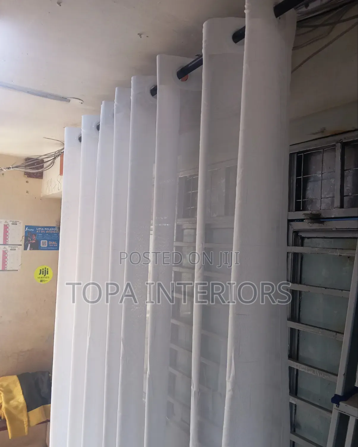 Window Netting White Sheer Curtains for House Rooms