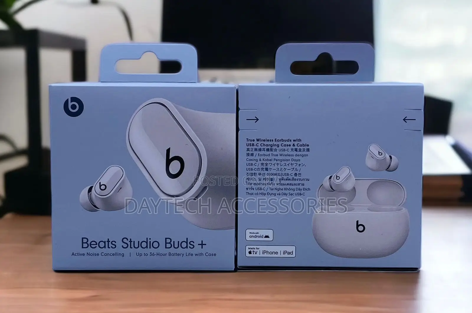 Beats by Dr. Dre Beats Studio Buds+ Transparent Earbuds.