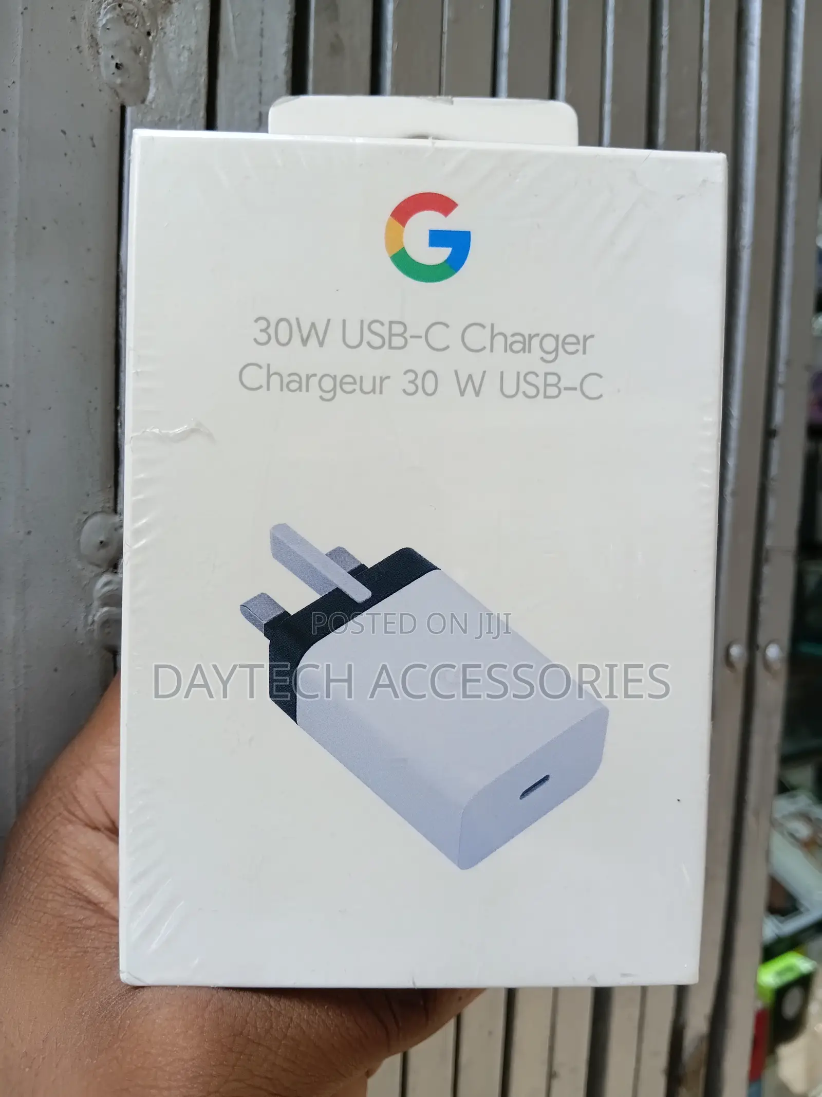 Official Genuine Google Pixel 30w Pd Fast Charger - White
