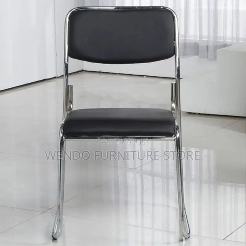 Office Chairs; Leather Visitors Armless Office Chairs