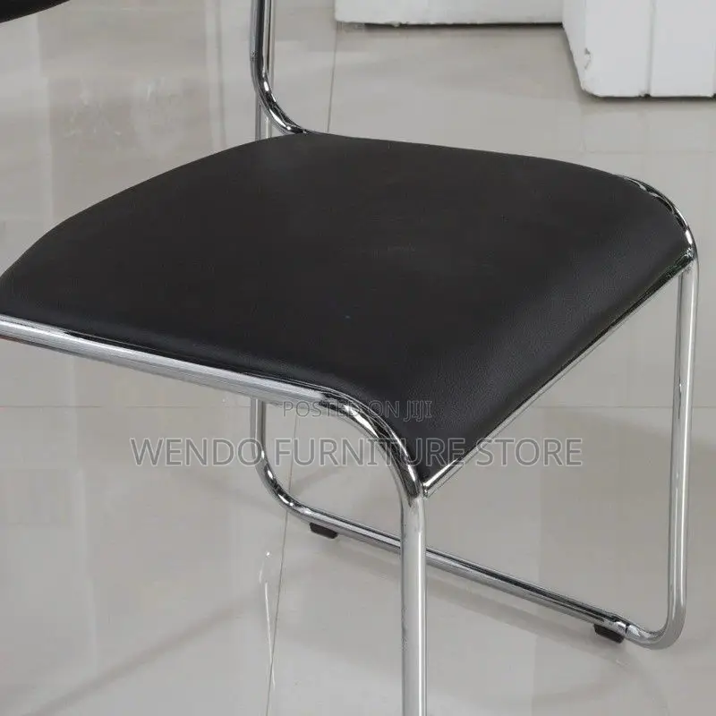Office Chairs; Leather Visitors Armless Office Chairs