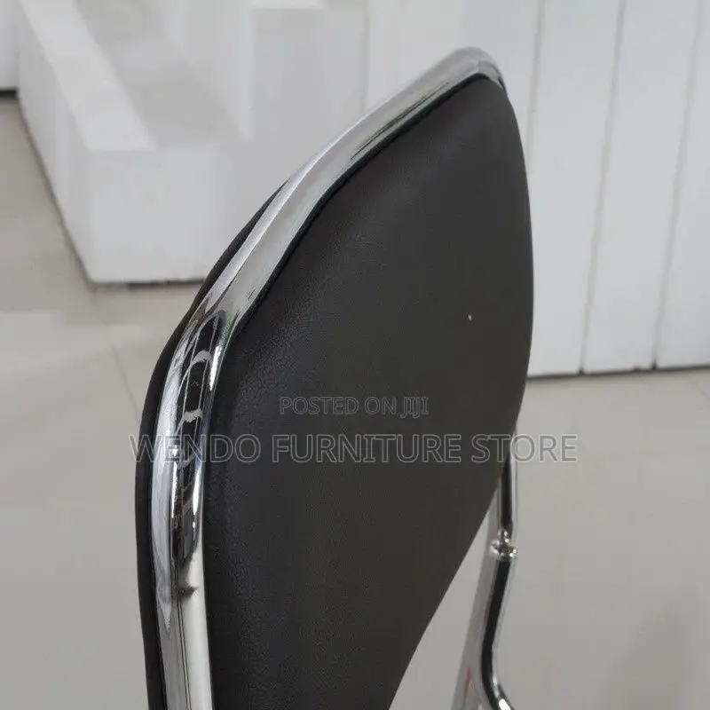 Office Chairs; Leather Visitors Armless Office Chairs