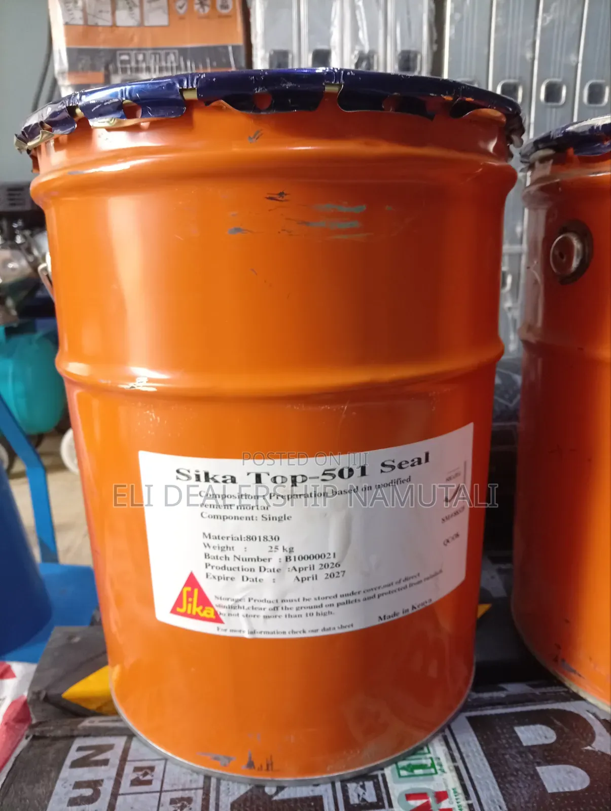 25kg Sika Top-Seal 501 Waterproofing Mortar – Made for Performance