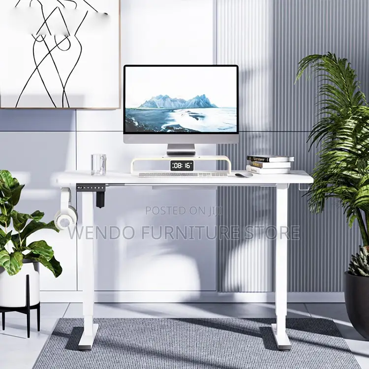 Office Table; 1600mm Electric Adjustable Home Writing Desks