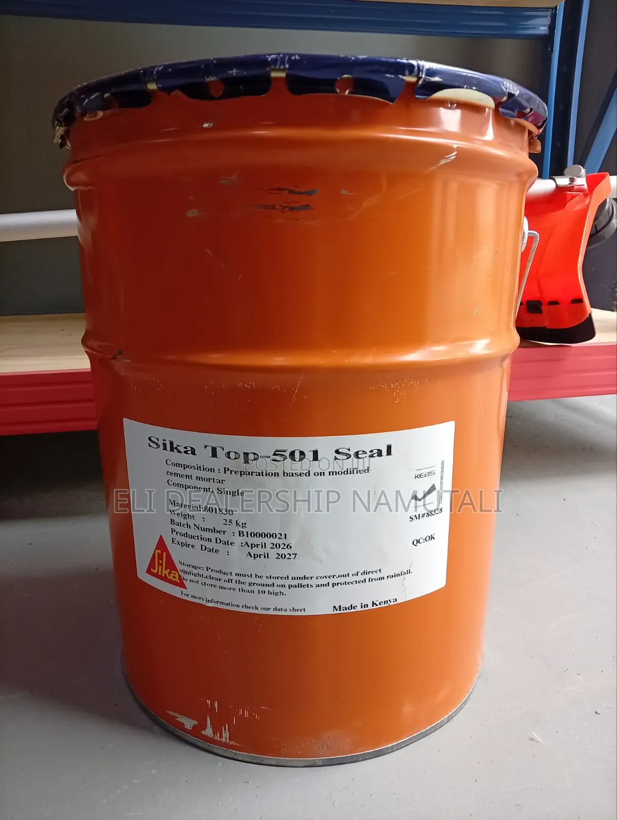 25kg Long-Lasting Sika Top-Seal 501 Waterproof Coating