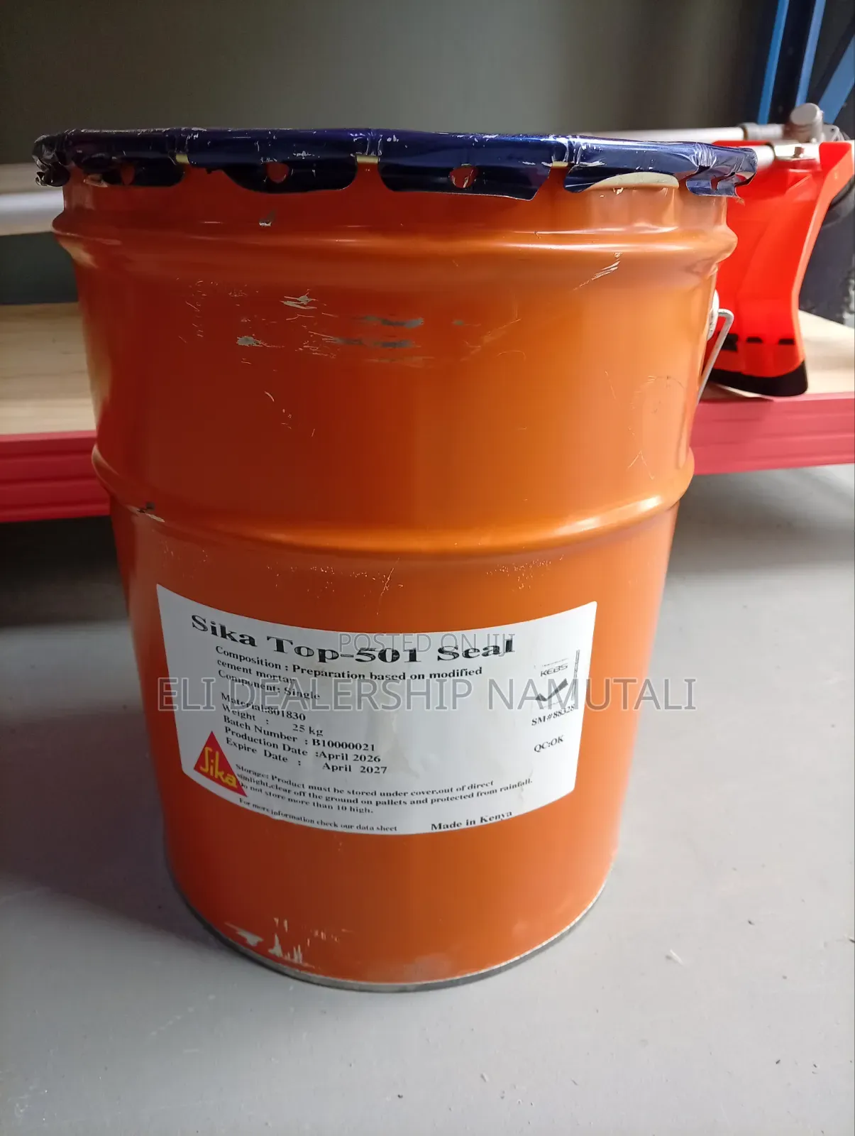 25kg Long-Lasting Sika Top-Seal 501 Waterproof Coating