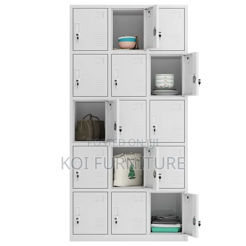 Office Caboinet; 15 Lockers Steel Gym Office Cabinet
