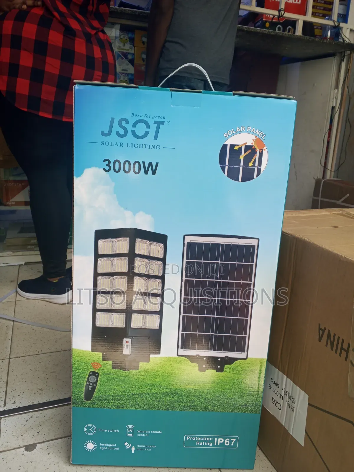 3000w Solar Street Light 12 Months Warranty