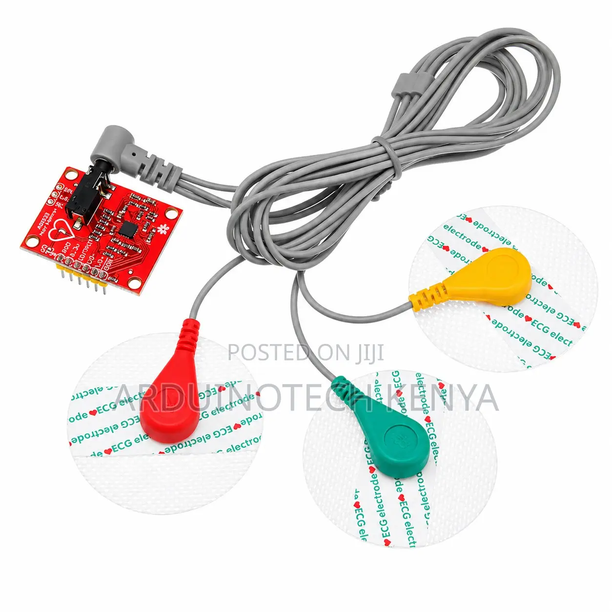 Ad8232 Analog Heart Rate Pulse Sensor Ecg Monitoring Module.