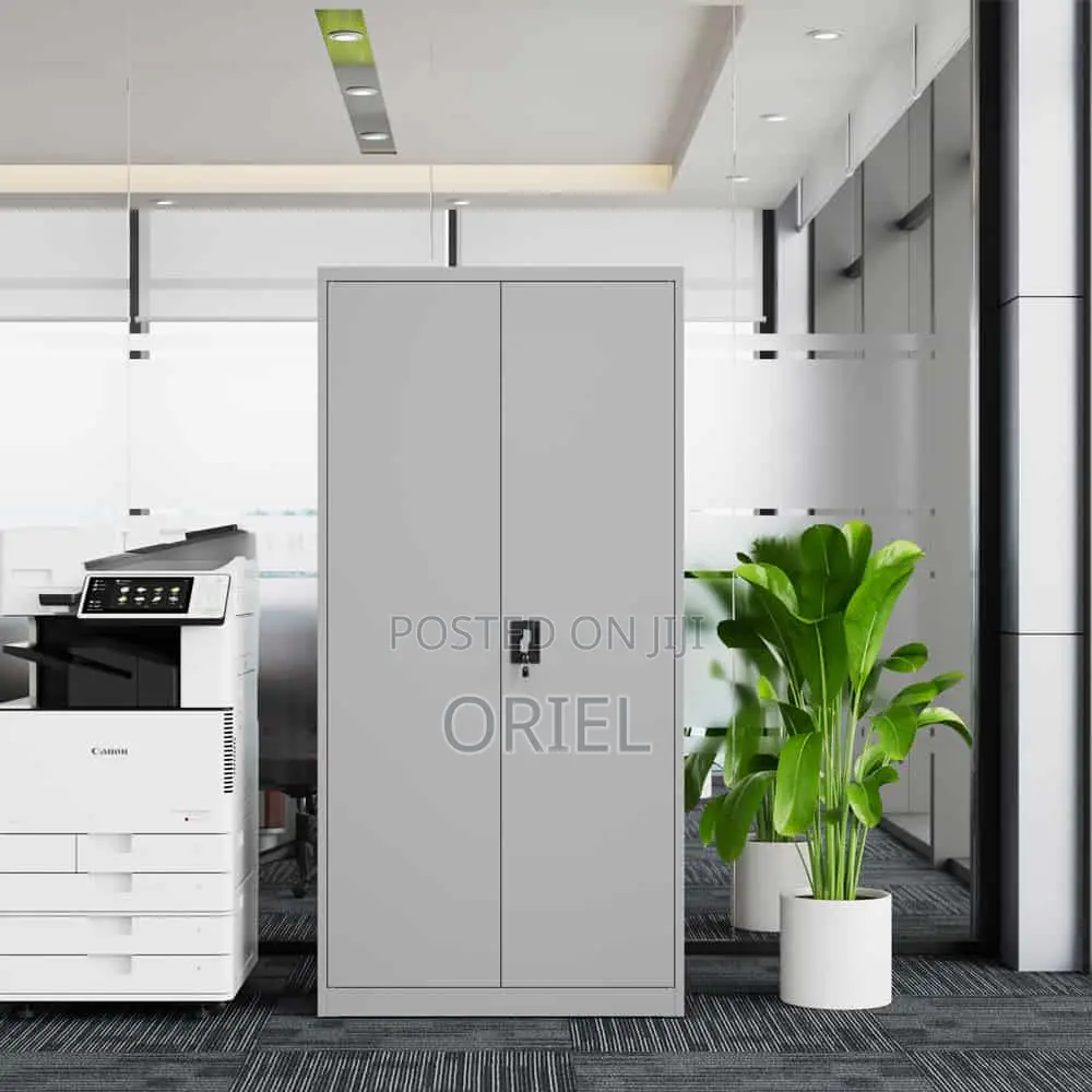 Office Cabinet : 2-Door Steel Metal Filing Cabinet
