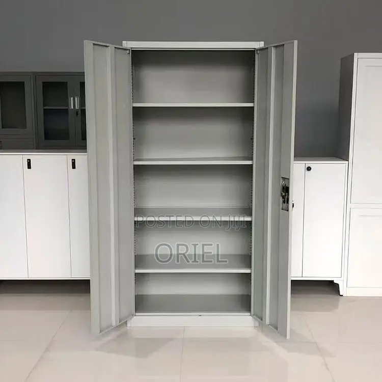 Office Cabinet : 2-Door Steel Metal Filing Cabinet