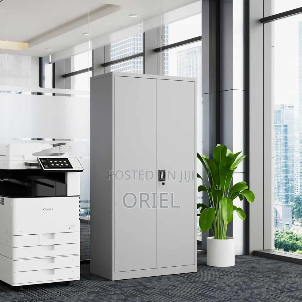 Office Cabinet : 2-Door Steel Metal Filing Cabinet