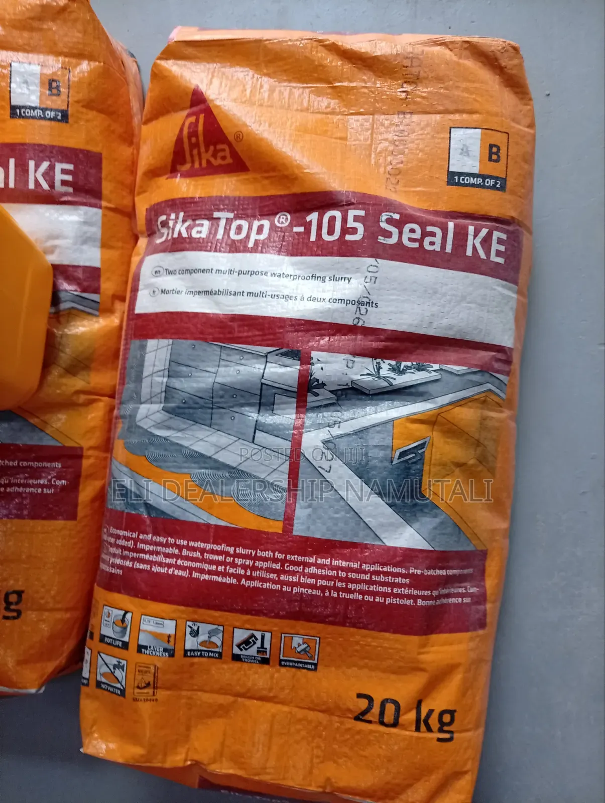 Sikatop-105 Seal Ke Flexible Cementitious Waterproof Coating 20kg