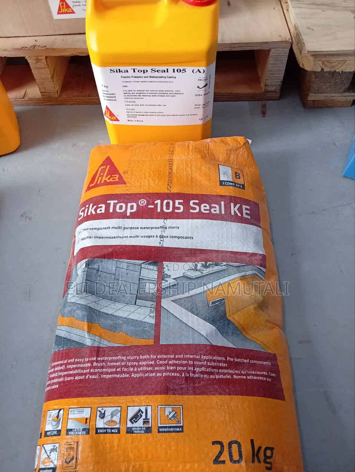 Sikatop 105 Seal Ke 20kg Waterproof Coating for Concrete Surfaces