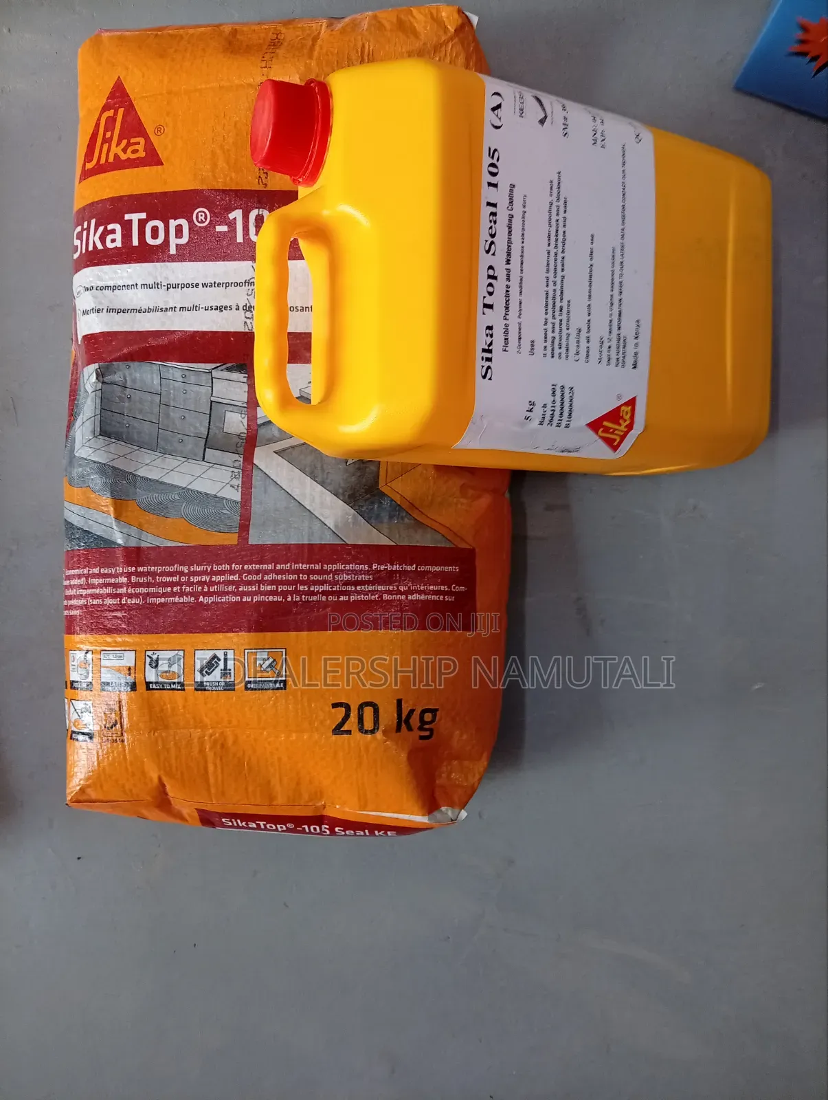 Sikatop 105 Seal Ke 20kg Waterproof Coating for Concrete Surfaces