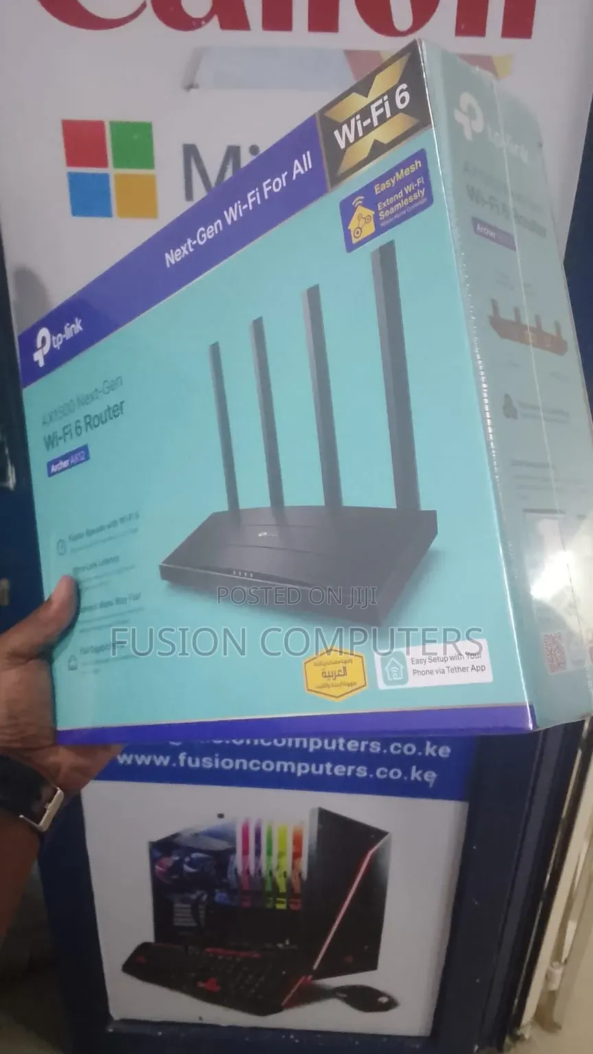 Tp-Link Archer Ax12 Ax1500 Dual-Band Wi-Fi 6 Router