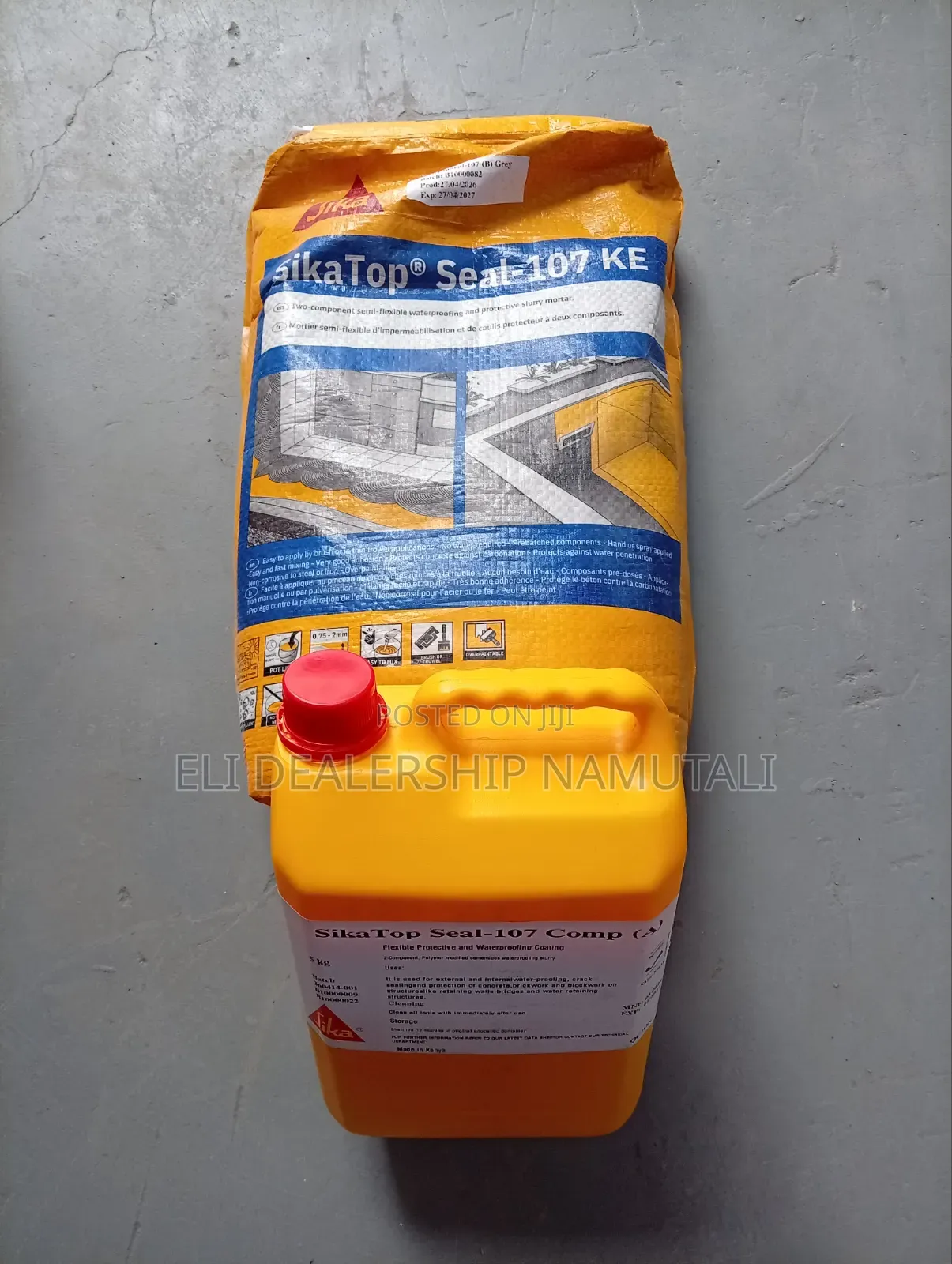 Top Seal-107ke 25kg Waterproofing Kit/Semi-Flexible Waterproof Coating
