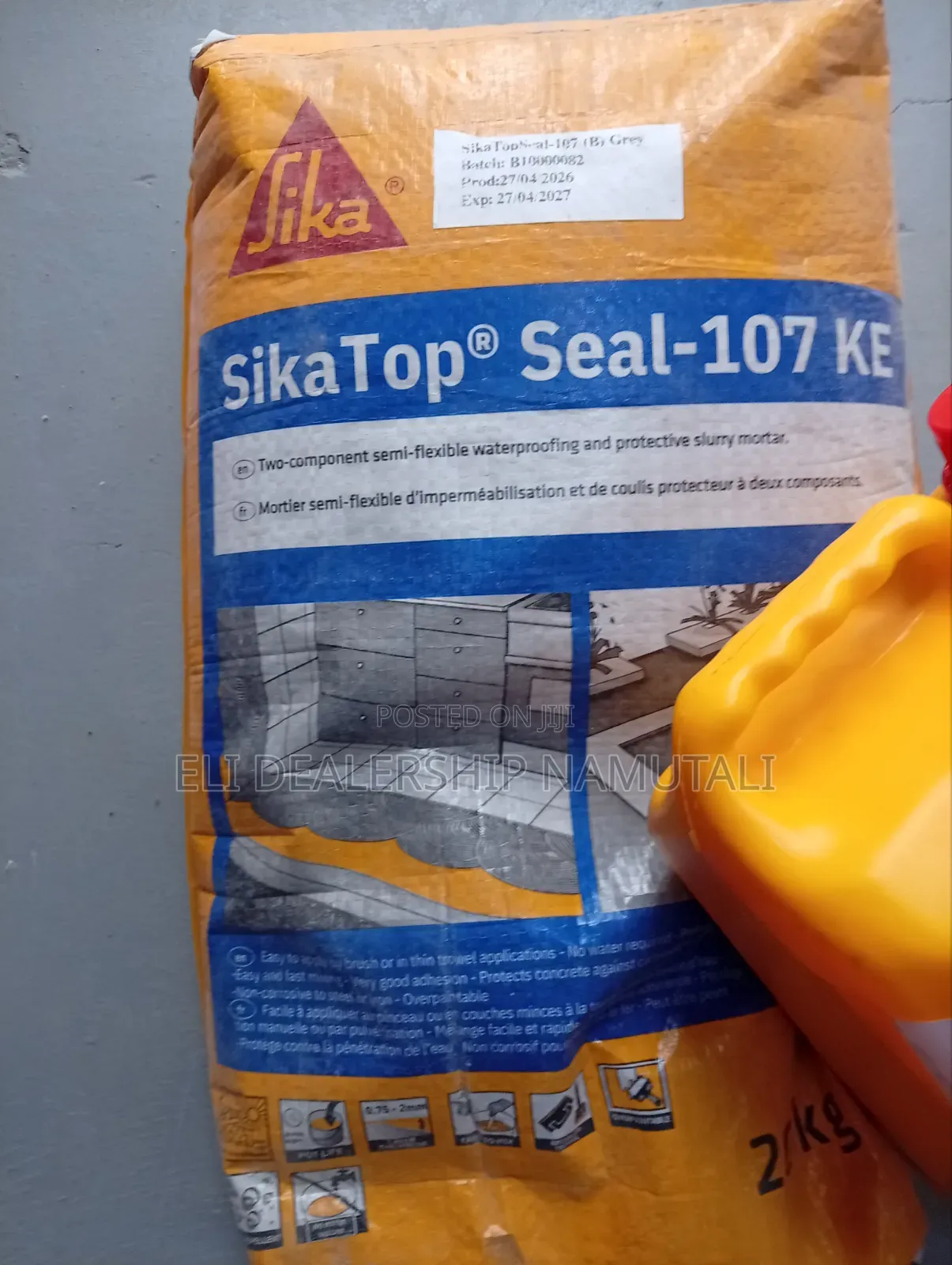 Sikatop 107 Ke Waterproofing Mortar for Concrete Masonry Surfaces