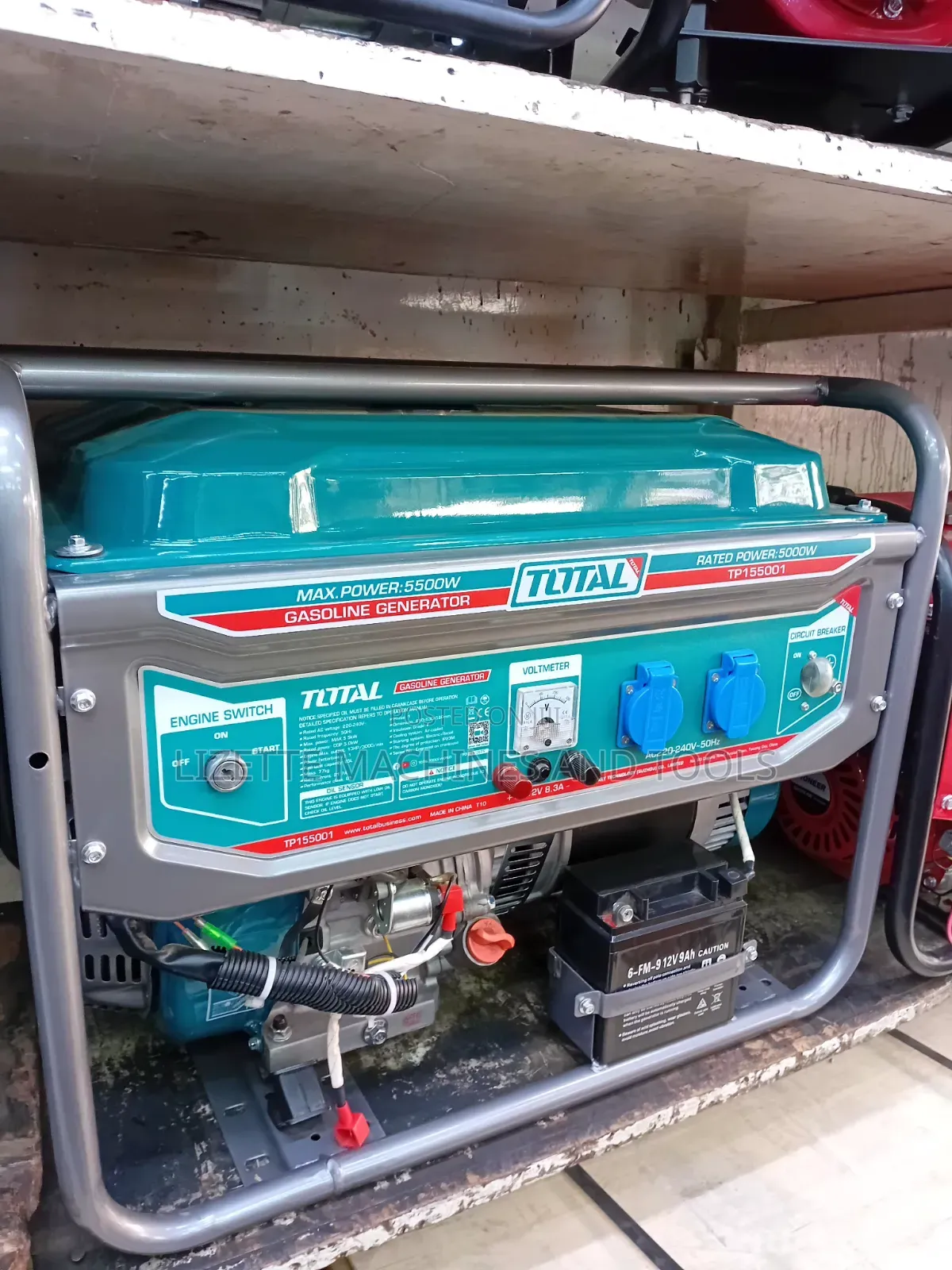 Total 5.5kw Petrol Keystart Generator