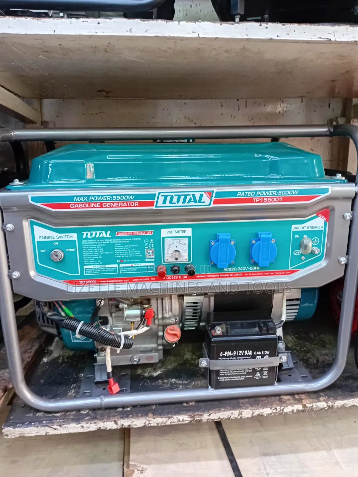 Total 5.5kw Petrol Keystart Generator