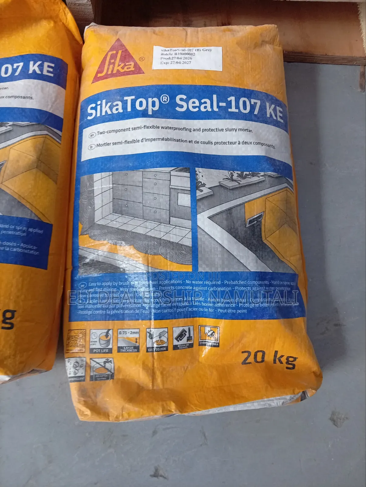 Sikatop 107 Ke Waterproofing Mortar – Crack-Resistant Water Protection