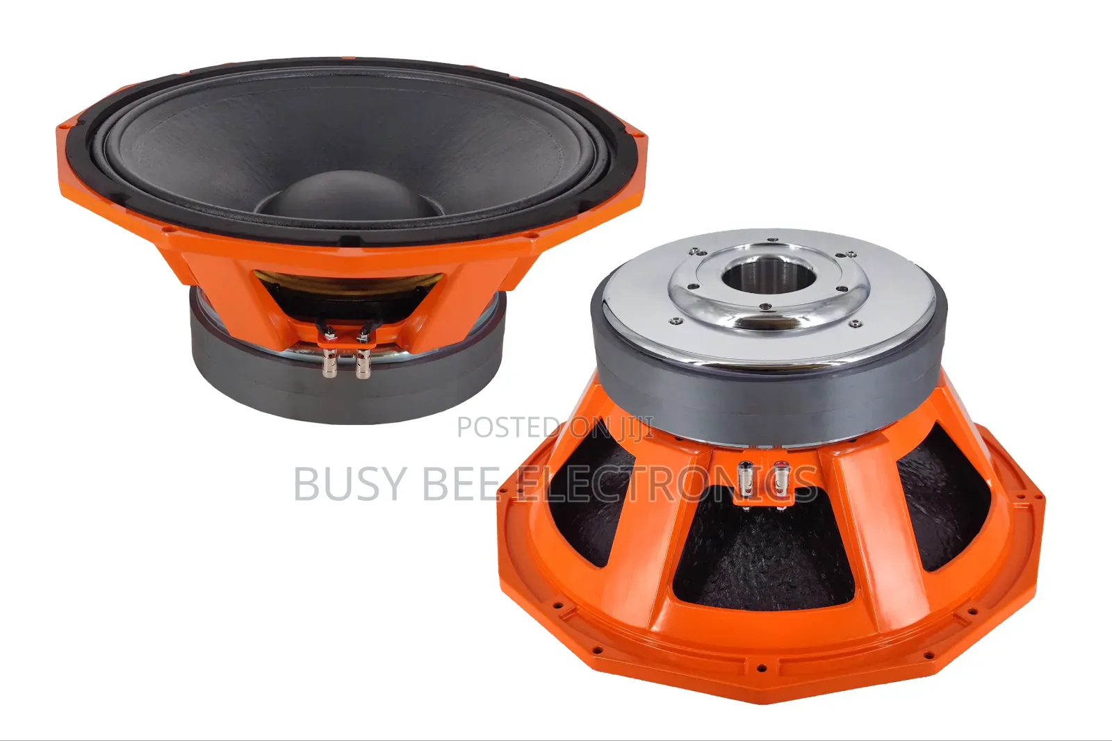 18-Inch Orange Aluminum Basket 3000w Strong Power 280mm Double Magnet