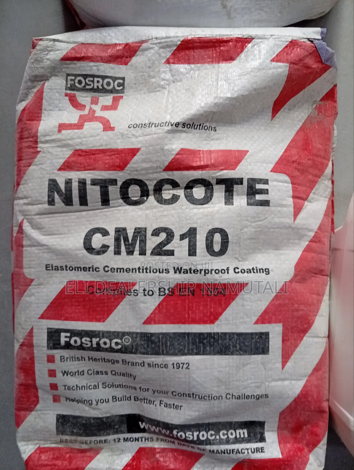 High-Performance Elastomeric Waterproof Coating –Fosroc Nitocote Cm210