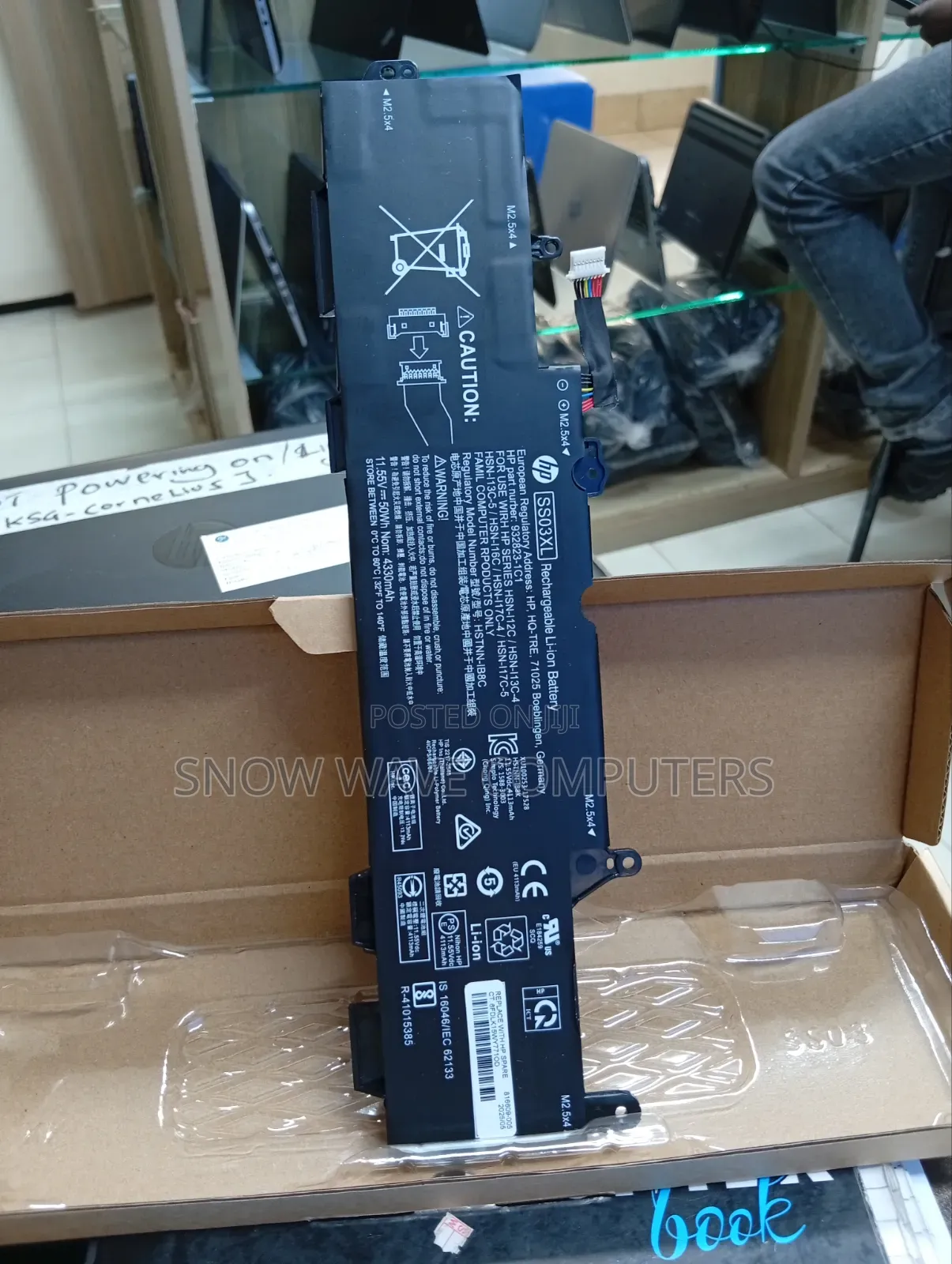 Hp Ss03xl Original Brand New Laptop Battery – 11.55v 50wh