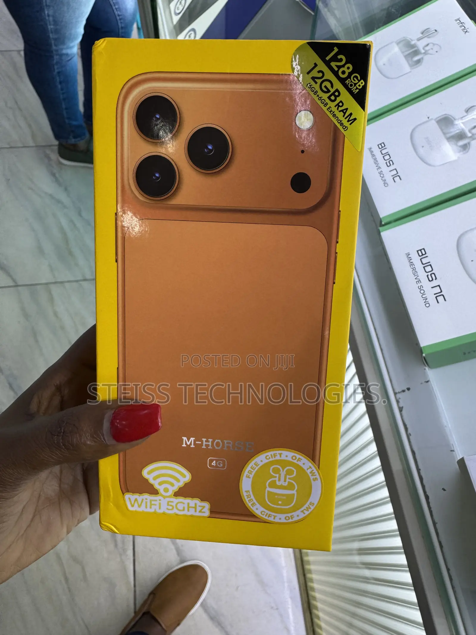 New Mobile Phone 128 GB Orange