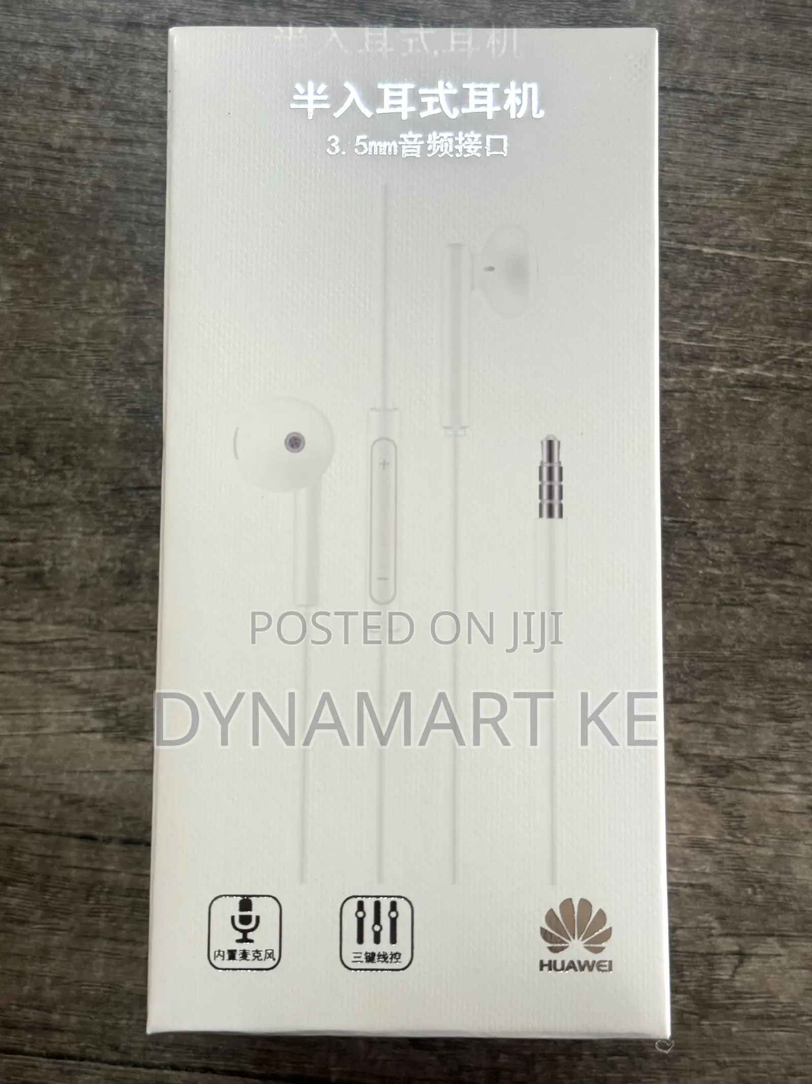 Huawei Am116 Half in-Ear Earphones With Mic (3.5mm Audio Jack)