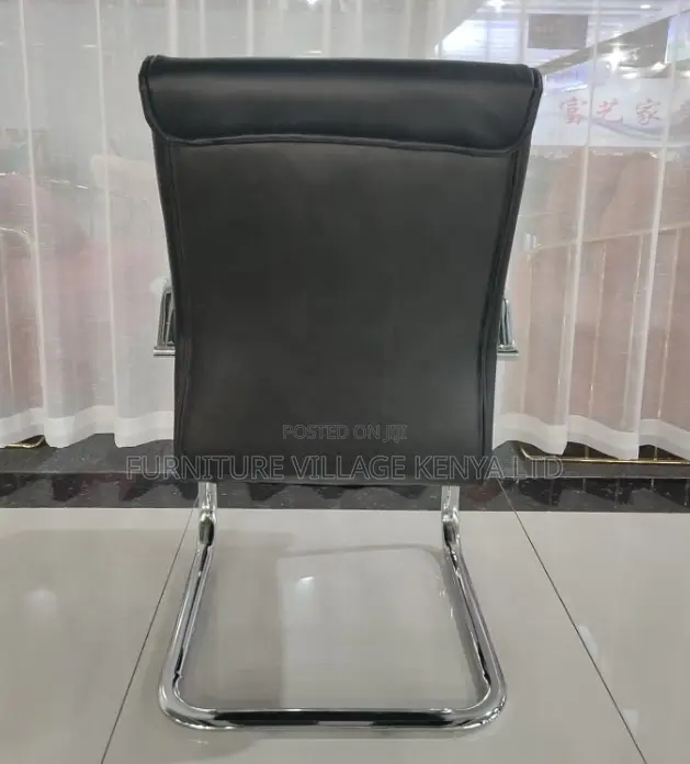 Leather High Back Guest Office Seat.