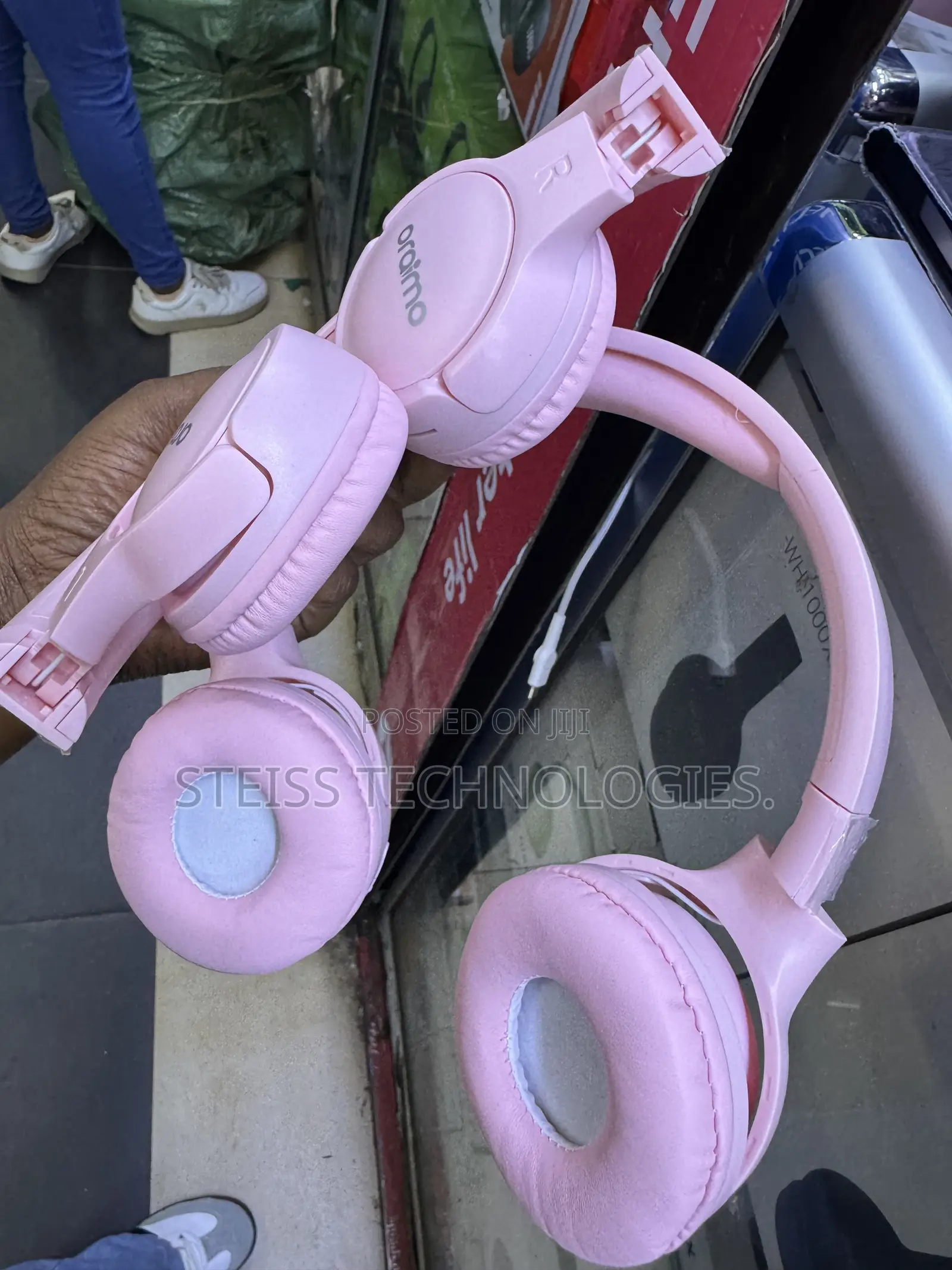 Pink Oraimo Wireless Headphones