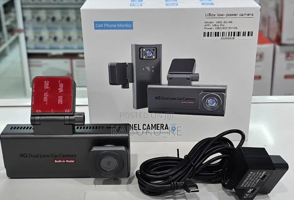 4g Dash Camera Dual Lens Vehicle Security Camera With Wireless Access