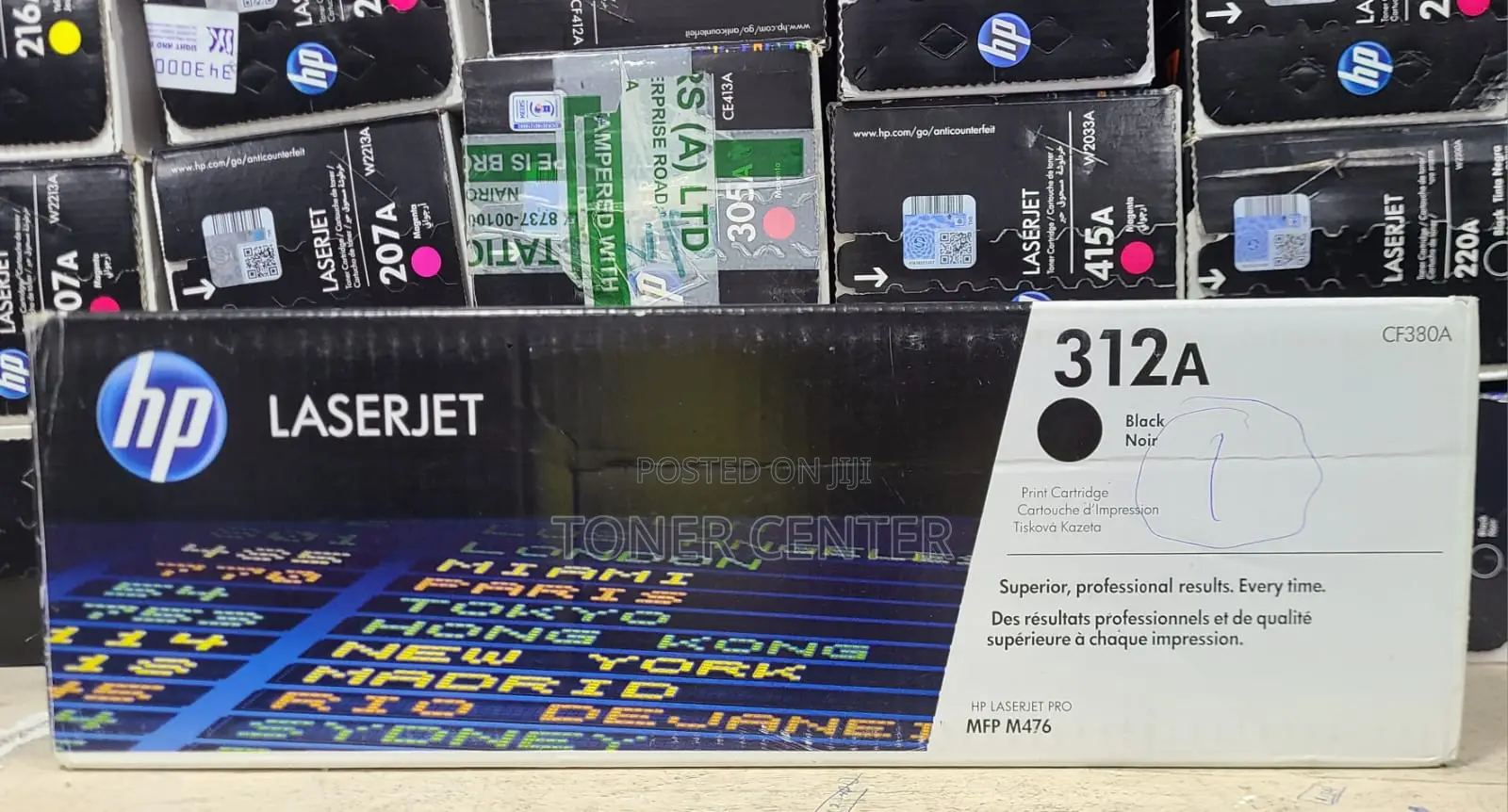 Hp 312a Toner Cartridge Series (Cf380a)