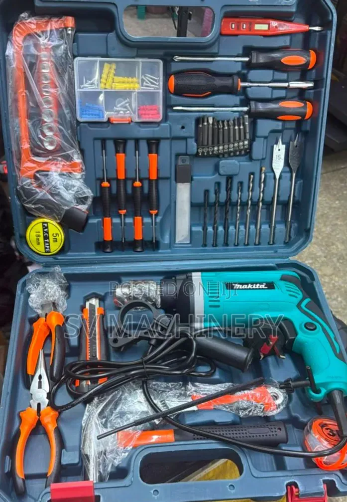 Heavy Duty Makita Electric Drill Set (Corded)