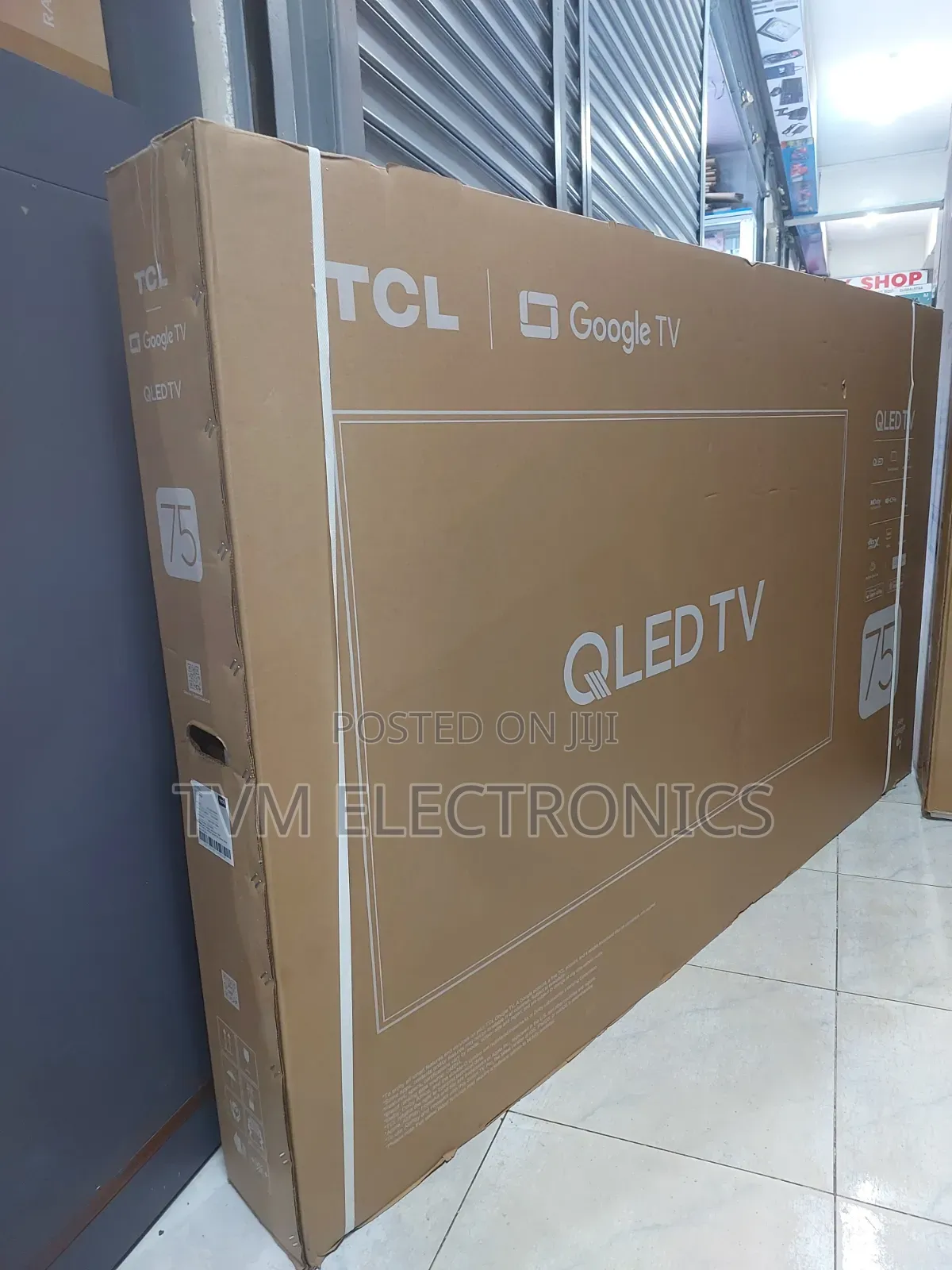 TCL 75′′ T6d Qled HDR Smart Google TV – 75t6d (New 2026 Model)