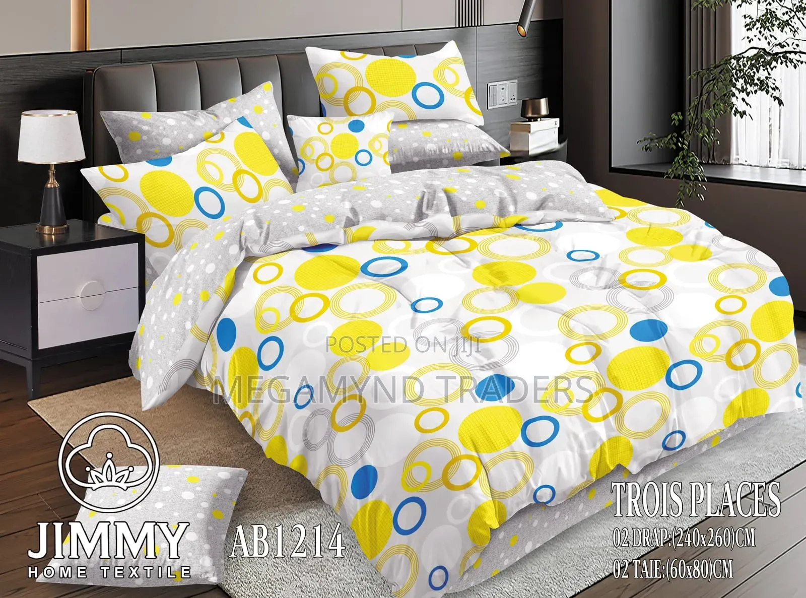 Duvet Cover 6*6 /Duvet Cover 1 Bedsheet 2pc Pillow Case