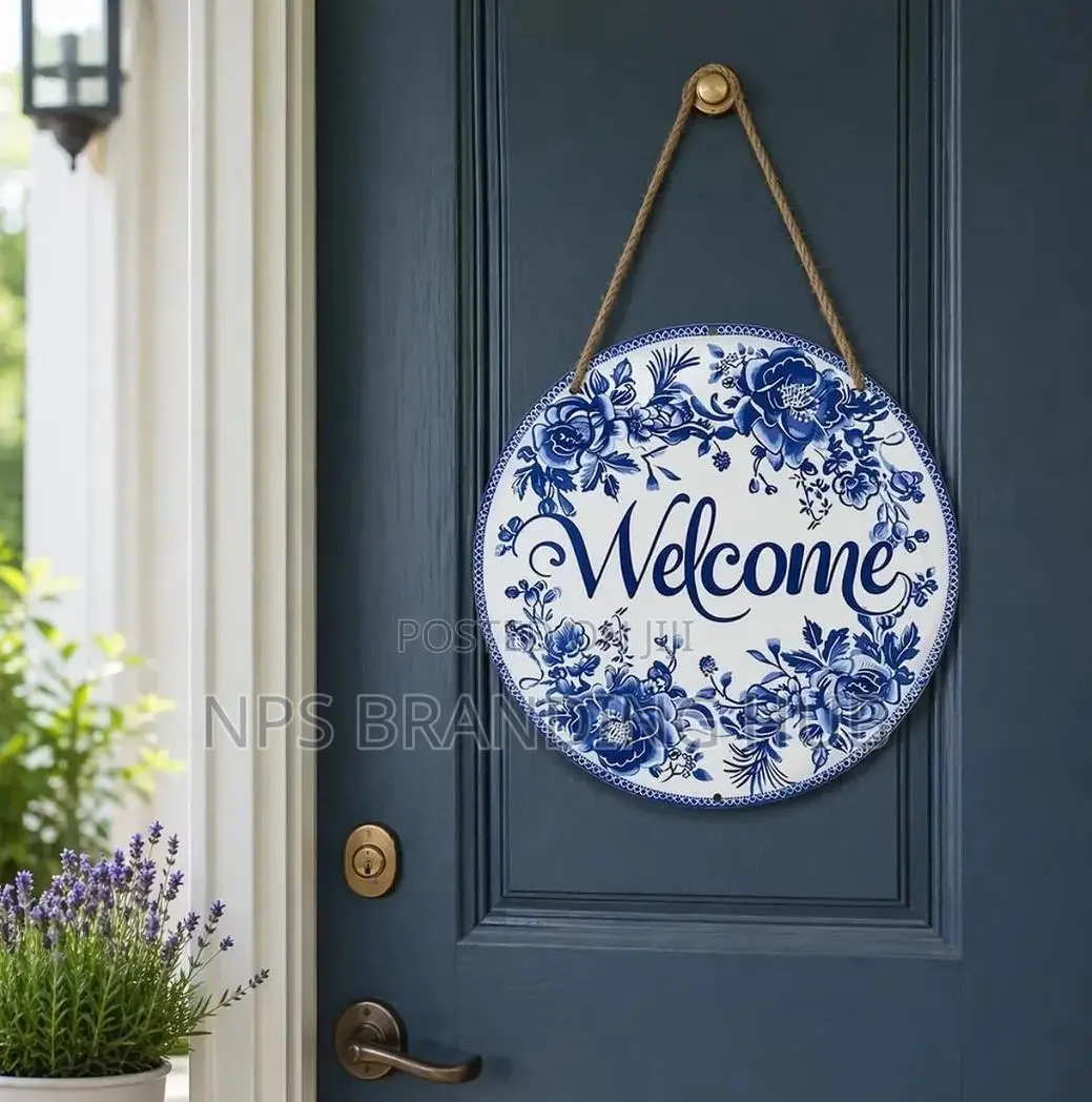 2d Flat Wooden Bathroom Hanging Decor Sign(Rt