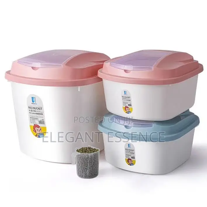 Plastic Cereal Containers/Rice Buckets-5kg