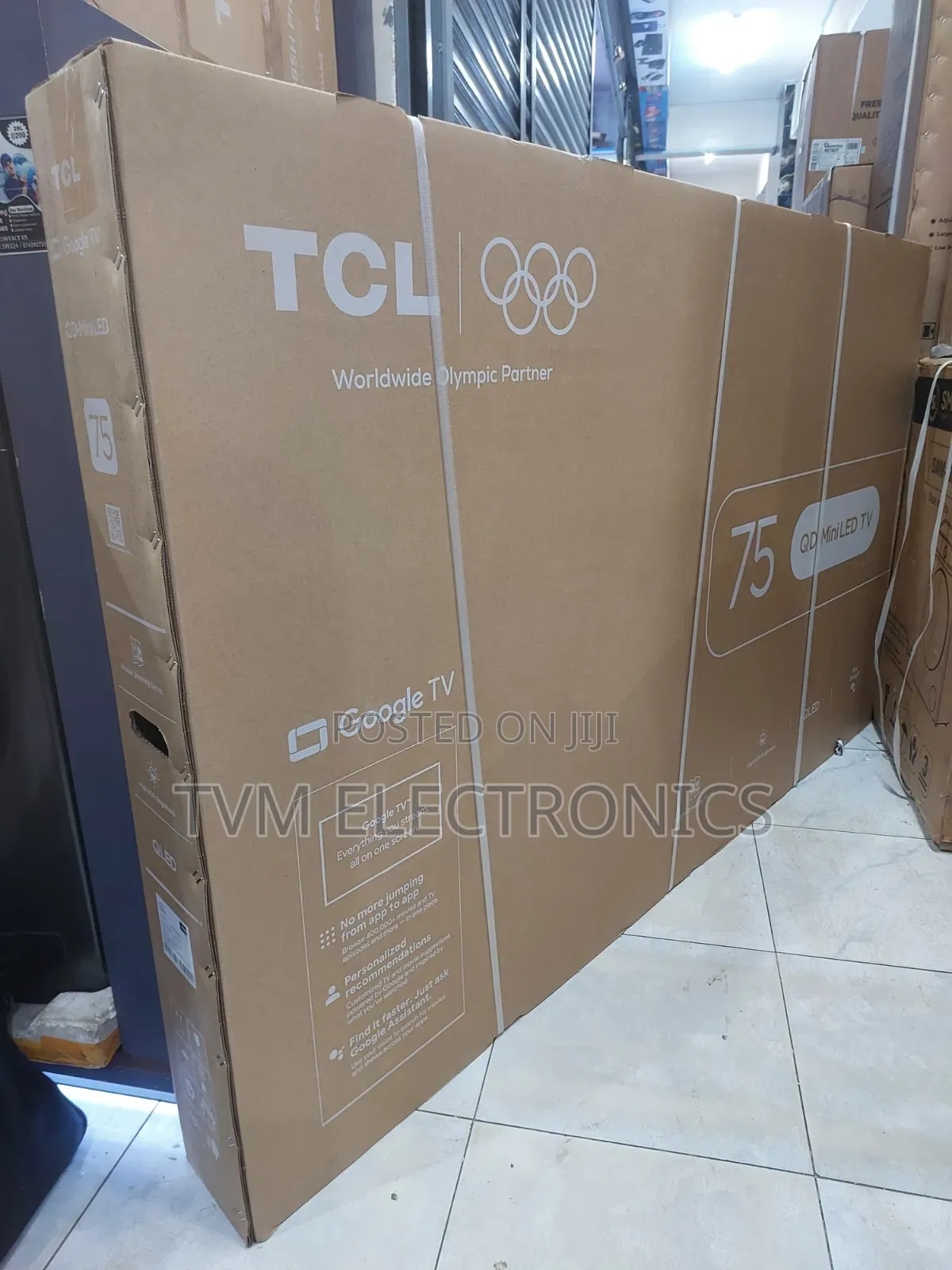 TCL 75′′ 75c6k Premium Qd-Mini Led Google Tv
