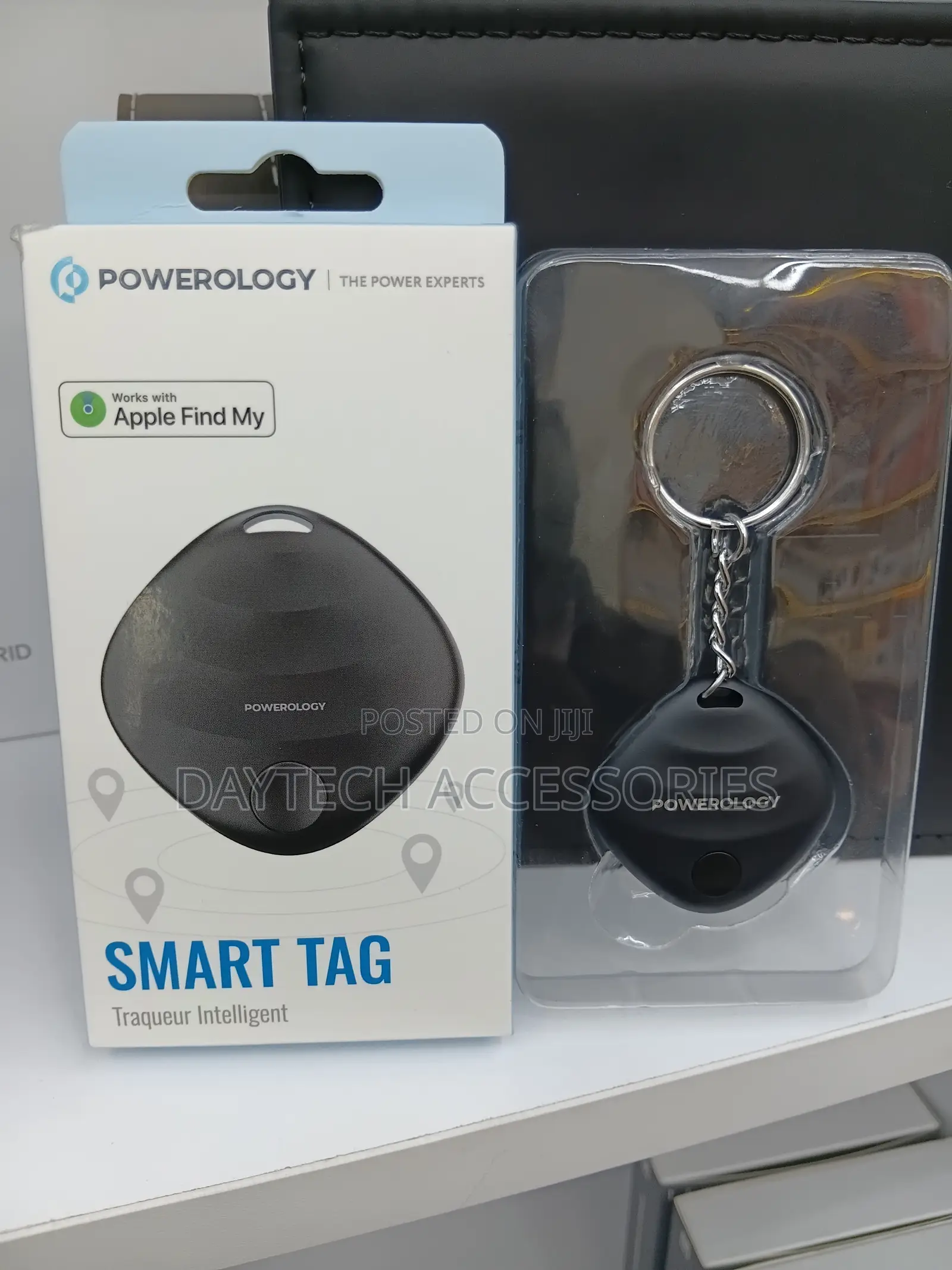 Powerology Find My Smart Tag GPS Tracker – Bluetooth 5.3